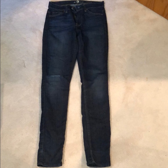 -7 For all mankind the mid rise skinny Sz 26 - Picture 3 of 4